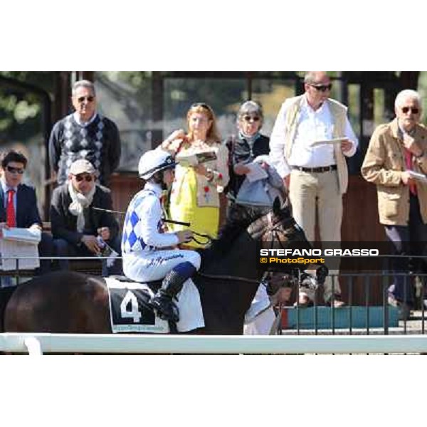 Andrea Mezzatesta and Siamo di Fano Rome - Capannelle racecourse,14th april 2013 ph.Stefano Grasso