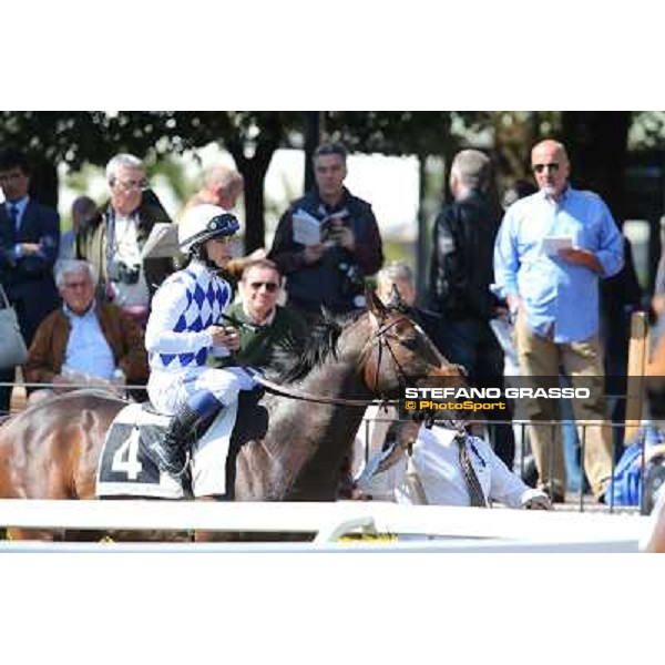 Andrea Mezzatesta and Siamo di Fano Rome - Capannelle racecourse,14th april 2013 ph.Stefano Grasso