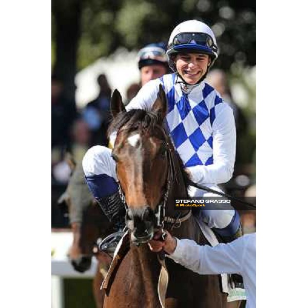 Andrea Mezzatesta and Siamo di Fano Rome - Capannelle racecourse,14th april 2013 ph.Stefano Grasso