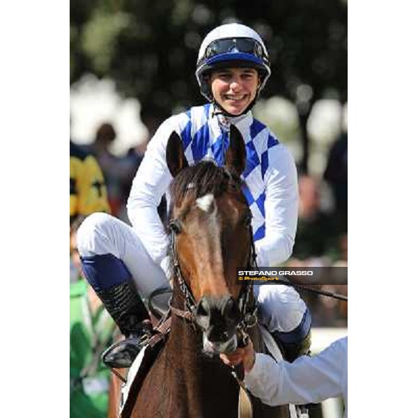 Andrea Mezzatesta and Siamo di Fano Rome - Capannelle racecourse,14th april 2013 ph.Stefano Grasso