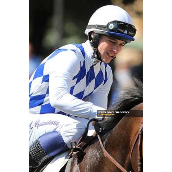 Andrea Mezzatesta and Siamo di Fano Rome - Capannelle racecourse,14th april 2013 ph.Stefano Grasso