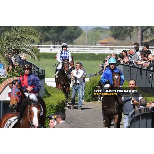 Andrea Mezzatesta on Siamo di Fano Rome - Capannelle racecourse,14th april 2013 ph.Stefano Grasso