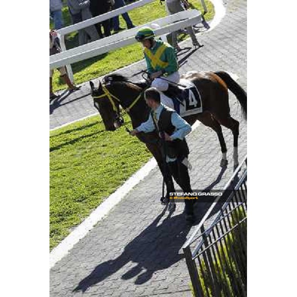 Michele Colombi on Bettolle Rome - Capannelle racecourse,14th april 2013 ph.Stefano Grasso
