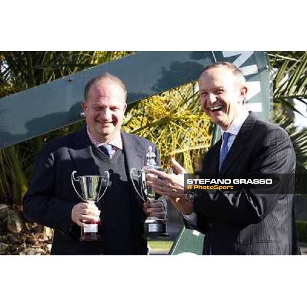 The prize giving ceremony of Premio Carlo Chiesa Rome - Capannelle racecourse,14th april 2013 ph.Stefano Grasso