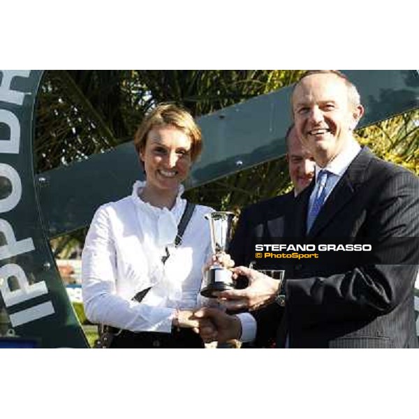 The prize giving ceremony of Premio Carlo Chiesa Rome - Capannelle racecourse,14th april 2013 ph.Stefano Grasso