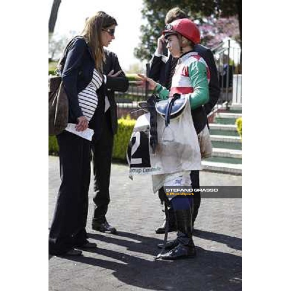 Cristiana Brivio and Michael Barzalona Rome - Capannelle racecourse,14th april 2013 ph.Stefano Grasso