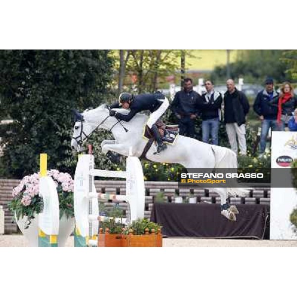 Fillippo Moyersoen and Canada winners of the Italian Senior Showjumping Championship 2013 San Giovanni in Marignano(RN),26th april 2013 ph.Stefano Grasso
