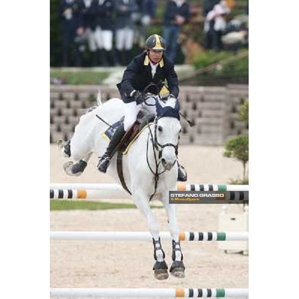Fillippo Moyersoen and Canada winners of the Italian Senior Showjumping Championship 2013 San Giovanni in Marignano(RN),26th april 2013 ph.Stefano Grasso