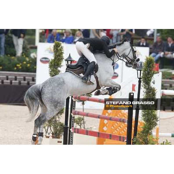 Francesco Franco and Cassandra (Ex Chantira) third in the Italian Senior Showjumping Championship 2013 San Giovanni in Marignano(RN),26th april 2013 ph.Stefano Grasso
