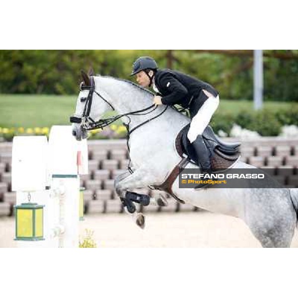 Francesco Franco and Cassandra (Ex Chantira) third in the Italian Senior Showjumping Championship 2013 San Giovanni in Marignano(RN),26th april 2013 ph.Stefano Grasso