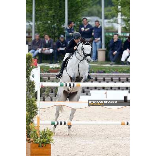 Francesco Franco and Cassandra (Ex Chantira) third in the Italian Senior Showjumping Championship 2013 San Giovanni in Marignano(RN),26th april 2013 ph.Stefano Grasso