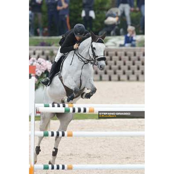 Francesco Franco and Cassandra (Ex Chantira) third in the Italian Senior Showjumping Championship 2013 San Giovanni in Marignano(RN),26th april 2013 ph.Stefano Grasso