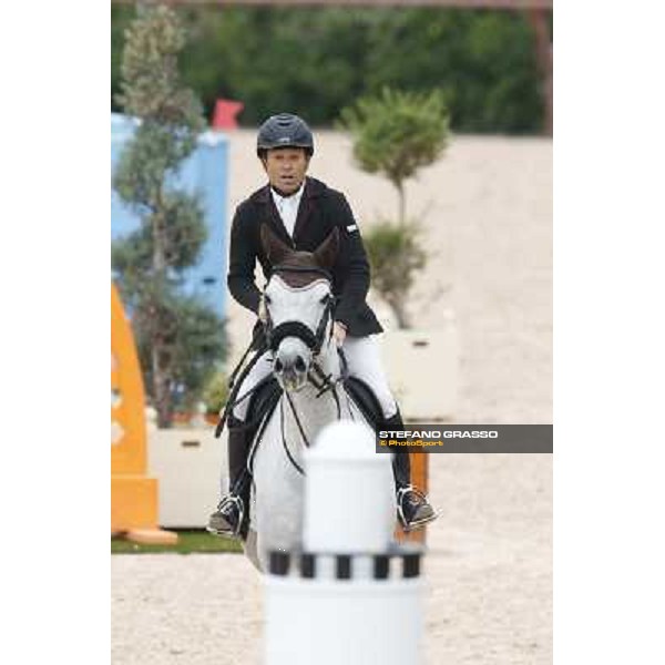 Francesco Franco and Cassandra (Ex Chantira) third in the Italian Senior Showjumping Championship 2013 San Giovanni in Marignano(RN),26th april 2013 ph.Stefano Grasso