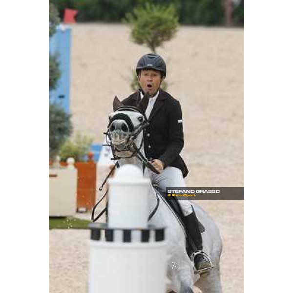 Francesco Franco and Cassandra (Ex Chantira) third in the Italian Senior Showjumping Championship 2013 San Giovanni in Marignano(RN),26th april 2013 ph.Stefano Grasso