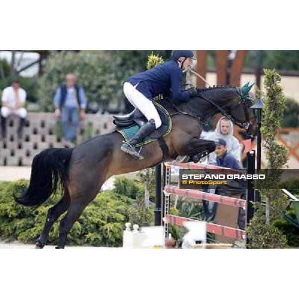 Fabio Brotto and R-Gitana second in the Italian Senior Showjumping Championship 2013 San Giovanni in Marignano(RN),26th april 2013 ph.Stefano Grasso