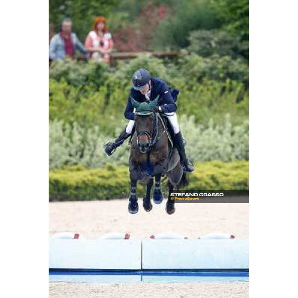 Fabio Brotto and R-Gitana second in the Italian Senior Showjumping Championship 2013 San Giovanni in Marignano(RN),26th april 2013 ph.Stefano Grasso