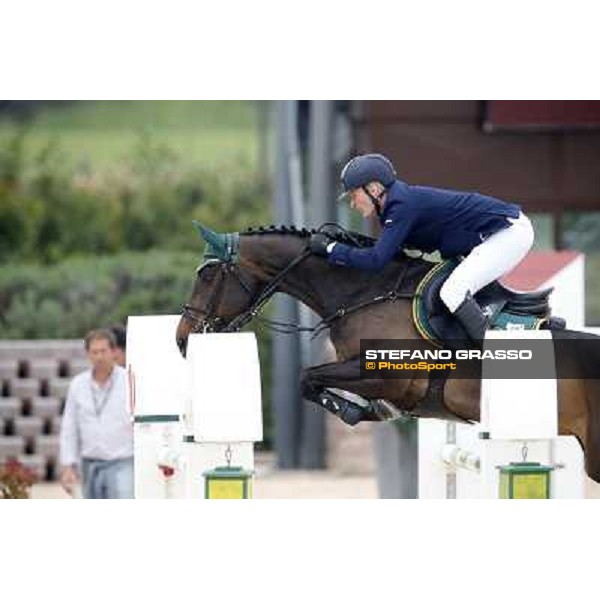 Fabio Brotto and R-Gitana second in the Italian Senior Showjumping Championship 2013 San Giovanni in Marignano(RN),26th april 2013 ph.Stefano Grasso