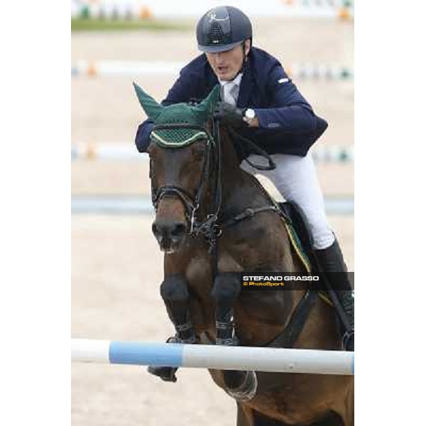 Fabio Brotto and R-Gitana second in the Italian Senior Showjumping Championship 2013 San Giovanni in Marignano(RN),26th april 2013 ph.Stefano Grasso