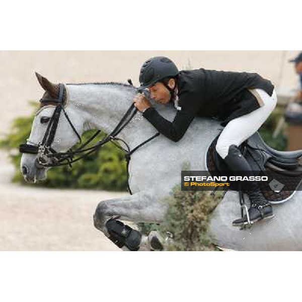 Francesco Franco and Cassandra (Ex Chantira) third in the Italian Senior Showjumping Championship 2013 San Giovanni in Marignano(RN),26th april 2013 ph.Stefano Grasso