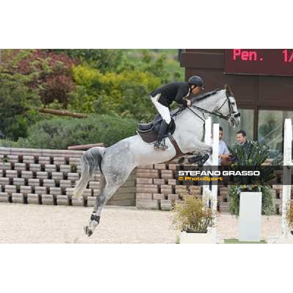 Francesco Franco and Cassandra (Ex Chantira) third in the Italian Senior Showjumping Championship 2013 San Giovanni in Marignano(RN),26th april 2013 ph.Stefano Grasso