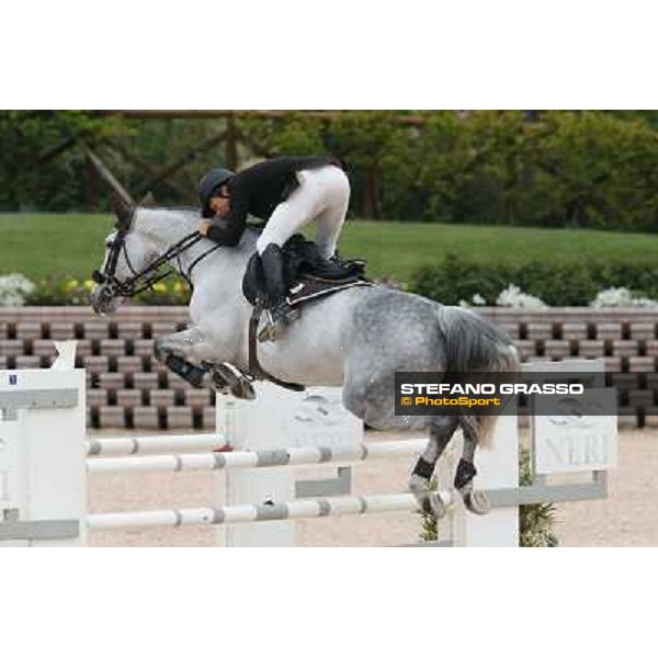 Francesco Franco and Cassandra (Ex Chantira) third in the Italian Senior Showjumping Championship 2013 San Giovanni in Marignano(RN),26th april 2013 ph.Stefano Grasso
