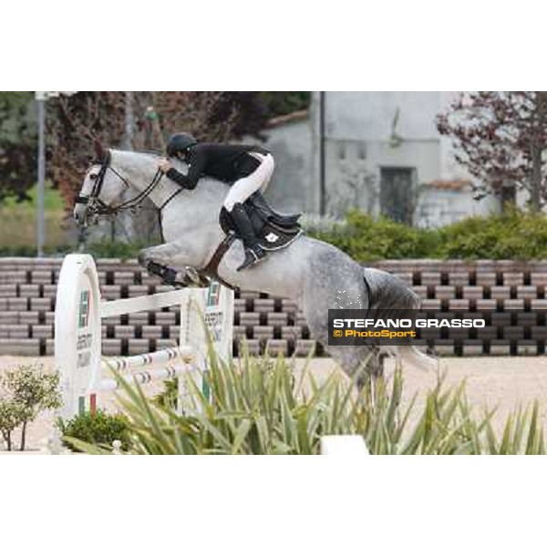 Francesco Franco and Cassandra (Ex Chantira) third in the Italian Senior Showjumping Championship 2013 San Giovanni in Marignano(RN),26th april 2013 ph.Stefano Grasso