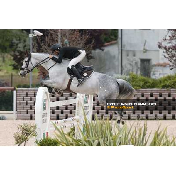 Francesco Franco and Cassandra (Ex Chantira) third in the Italian Senior Showjumping Championship 2013 San Giovanni in Marignano(RN),26th april 2013 ph.Stefano Grasso