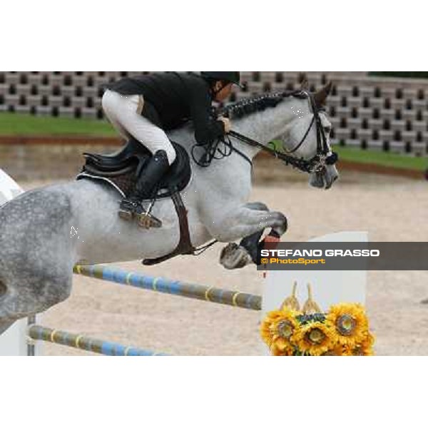 Francesco Franco and Cassandra (Ex Chantira) third in the Italian Senior Showjumping Championship 2013 San Giovanni in Marignano(RN),26th april 2013 ph.Stefano Grasso