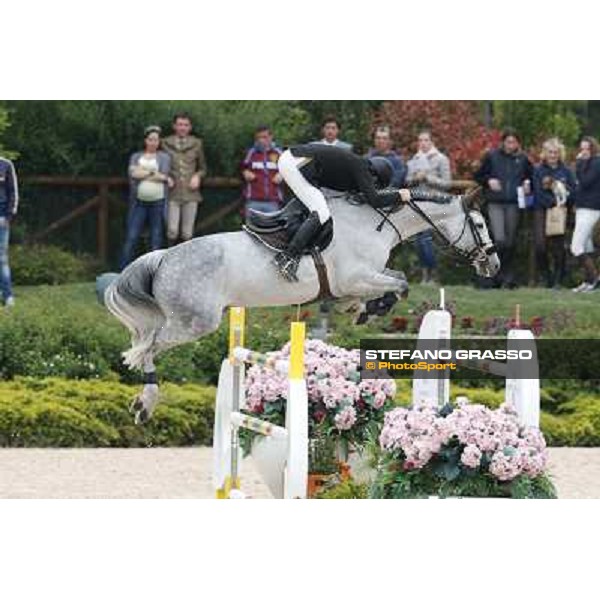 Francesco Franco and Cassandra (Ex Chantira) third in the Italian Senior Showjumping Championship 2013 San Giovanni in Marignano(RN),26th april 2013 ph.Stefano Grasso