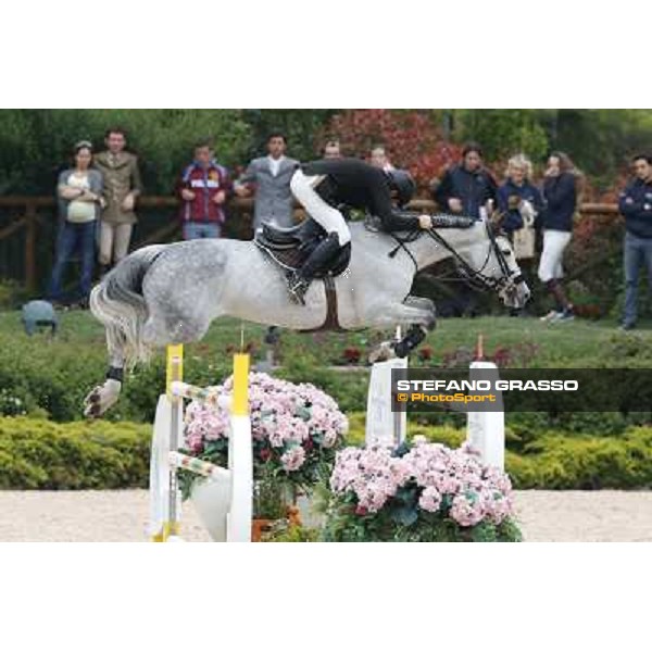 Francesco Franco and Cassandra (Ex Chantira) third in the Italian Senior Showjumping Championship 2013 San Giovanni in Marignano(RN),26th april 2013 ph.Stefano Grasso