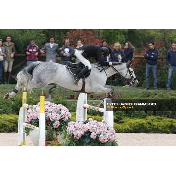 Francesco Franco and Cassandra (Ex Chantira) third in the Italian Senior Showjumping Championship 2013 San Giovanni in Marignano(RN),26th april 2013 ph.Stefano Grasso