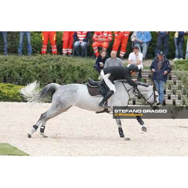 Francesco Franco and Cassandra (Ex Chantira) third in the Italian Senior Showjumping Championship 2013 San Giovanni in Marignano(RN),26th april 2013 ph.Stefano Grasso