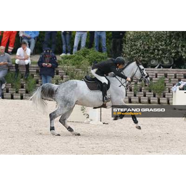 Francesco Franco and Cassandra (Ex Chantira) third in the Italian Senior Showjumping Championship 2013 San Giovanni in Marignano(RN),26th april 2013 ph.Stefano Grasso