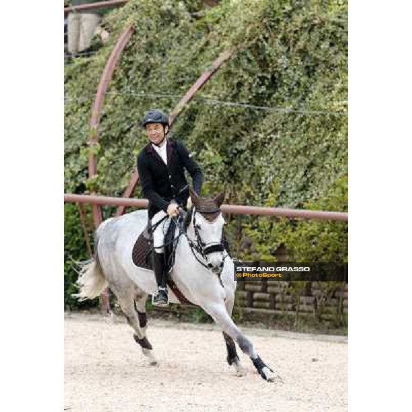 Francesco Franco and Cassandra (Ex Chantira) third in the Italian Senior Showjumping Championship 2013 San Giovanni in Marignano(RN),26th april 2013 ph.Stefano Grasso