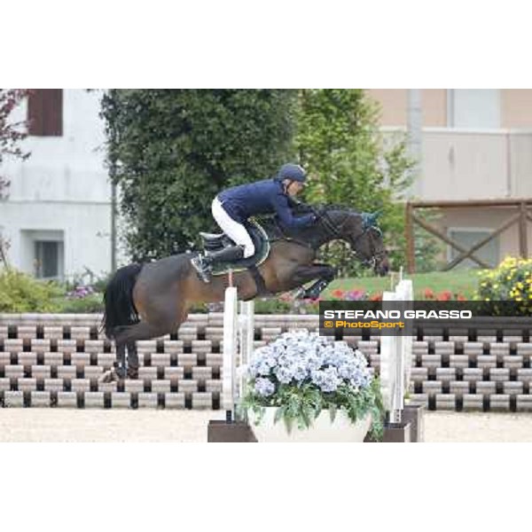 Fabio Brotto and R-Gitana second in the Italian Senior Showjumping Championship 2013 San Giovanni in Marignano(RN),26th april 2013 ph.Stefano Grasso