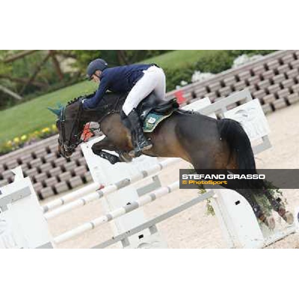 Fabio Brotto and R-Gitana second in the Italian Senior Showjumping Championship 2013 San Giovanni in Marignano(RN),26th april 2013 ph.Stefano Grasso
