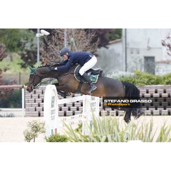 Fabio Brotto and R-Gitana second in the Italian Senior Showjumping Championship 2013 San Giovanni in Marignano(RN),26th april 2013 ph.Stefano Grasso