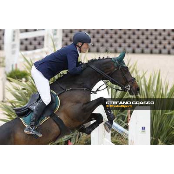 Fabio Brotto and R-Gitana second in the Italian Senior Showjumping Championship 2013 San Giovanni in Marignano(RN),26th april 2013 ph.Stefano Grasso