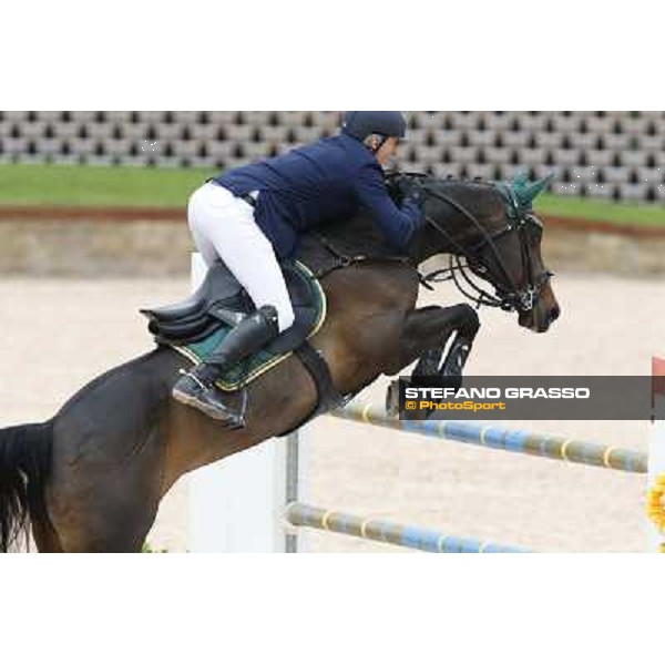 Fabio Brotto and R-Gitana second in the Italian Senior Showjumping Championship 2013 San Giovanni in Marignano(RN),26th april 2013 ph.Stefano Grasso