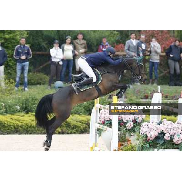Fabio Brotto and R-Gitana second in the Italian Senior Showjumping Championship 2013 San Giovanni in Marignano(RN),26th april 2013 ph.Stefano Grasso