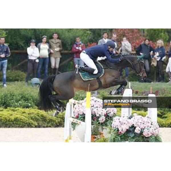 Fabio Brotto and R-Gitana second in the Italian Senior Showjumping Championship 2013 San Giovanni in Marignano(RN),26th april 2013 ph.Stefano Grasso