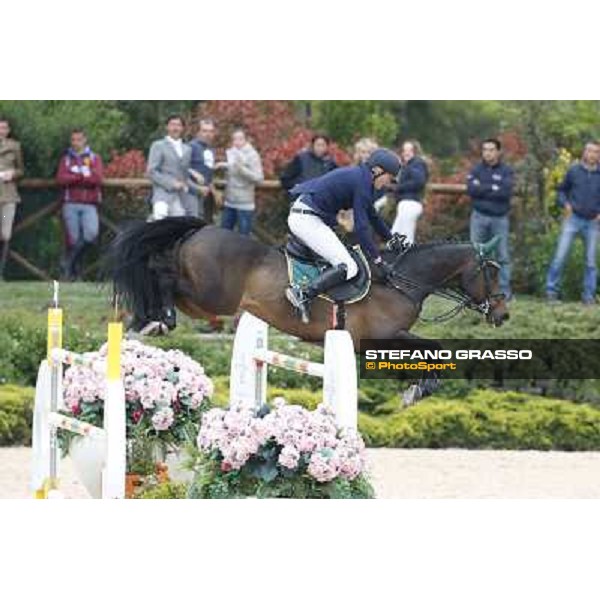Fabio Brotto and R-Gitana second in the Italian Senior Showjumping Championship 2013 San Giovanni in Marignano(RN),26th april 2013 ph.Stefano Grasso