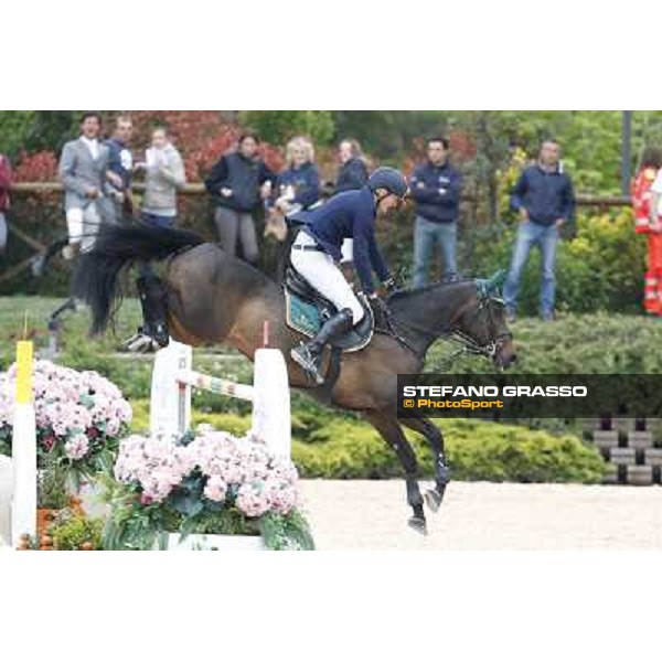 Fabio Brotto and R-Gitana second in the Italian Senior Showjumping Championship 2013 San Giovanni in Marignano(RN),26th april 2013 ph.Stefano Grasso