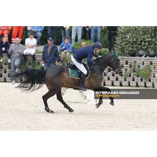 Fabio Brotto and R-Gitana second in the Italian Senior Showjumping Championship 2013 San Giovanni in Marignano(RN),26th april 2013 ph.Stefano Grasso