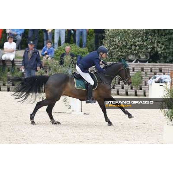Fabio Brotto and R-Gitana second in the Italian Senior Showjumping Championship 2013 San Giovanni in Marignano(RN),26th april 2013 ph.Stefano Grasso