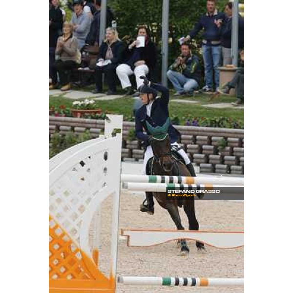 Fabio Brotto and R-Gitana second in the Italian Senior Showjumping Championship 2013 San Giovanni in Marignano(RN),26th april 2013 ph.Stefano Grasso