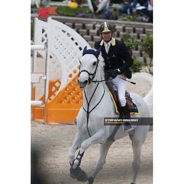 Fillippo Moyersoen and Canada winners of the Italian Senior Showjumping Championship 2013 San Giovanni in Marignano(RN),26th april 2013 ph.Stefano Grasso