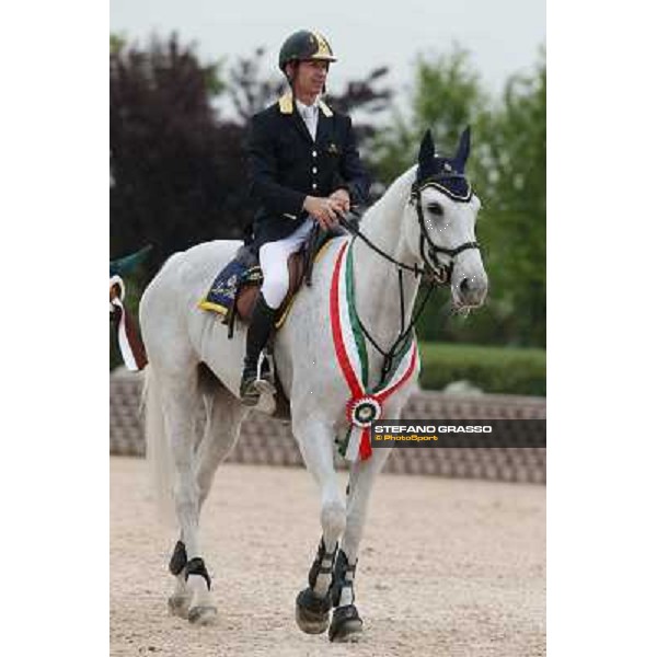 Fillippo Moyersoen and Canada winners of the Italian Senior Showjumping Championship 2013 San Giovanni in Marignano(RN),26th april 2013 ph.Stefano Grasso