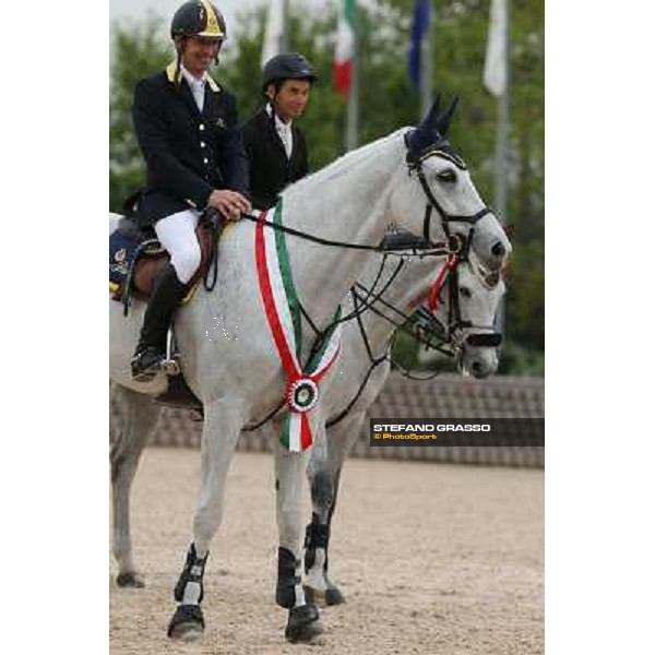 Fillippo Moyersoen and Canada winners of the Italian Senior Showjumping Championship 2013 San Giovanni in Marignano(RN),26th april 2013 ph.Stefano Grasso