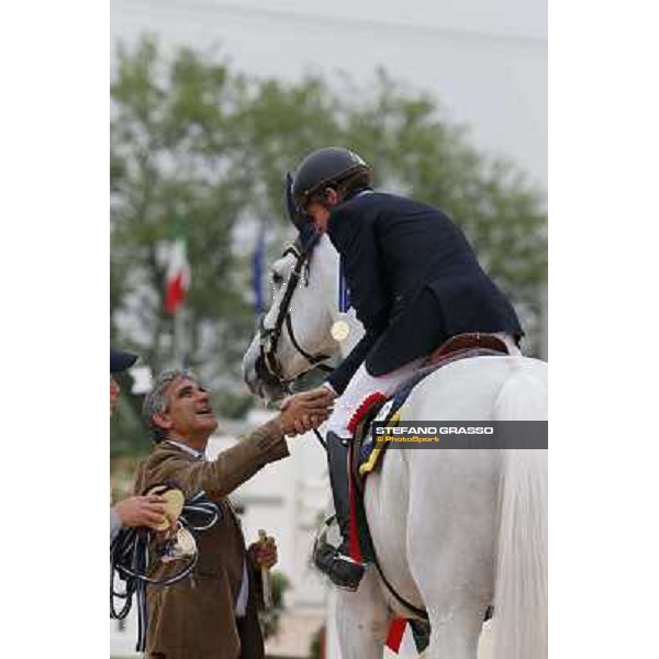 Fillippo Moyersoen and Canada winners of the Italian Senior Showjumping Championship 2013 San Giovanni in Marignano(RN),26th april 2013 ph.Stefano Grasso